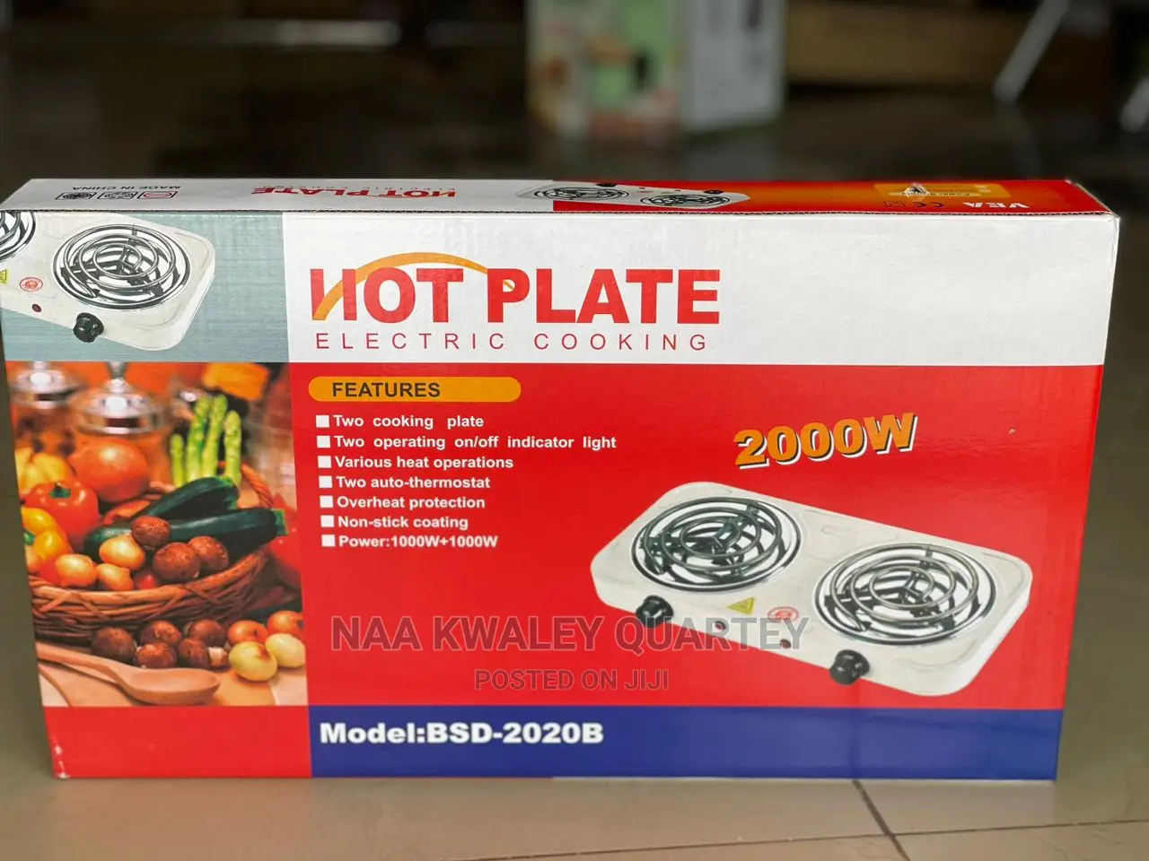 Double Electric Hot Plate Stove