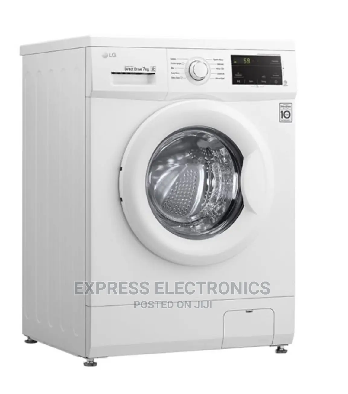 Mesmeric Washing Machine LG Front Load 7kg FH2J3QDNP0