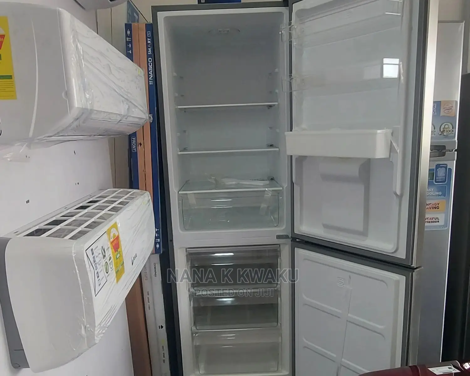 Pearl Pf405 Double Door Fridge With Bottom Freezer