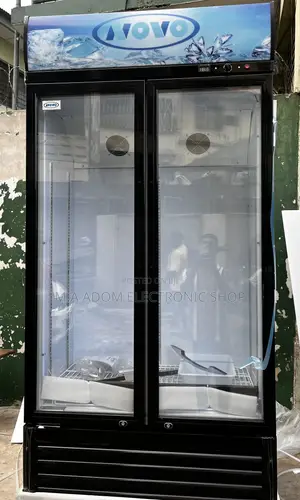 NOVO 580 Litres Transparent Glass Show Case Fridge
