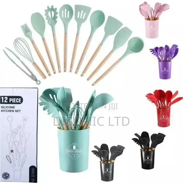 12 Pieces Silicon Ladles