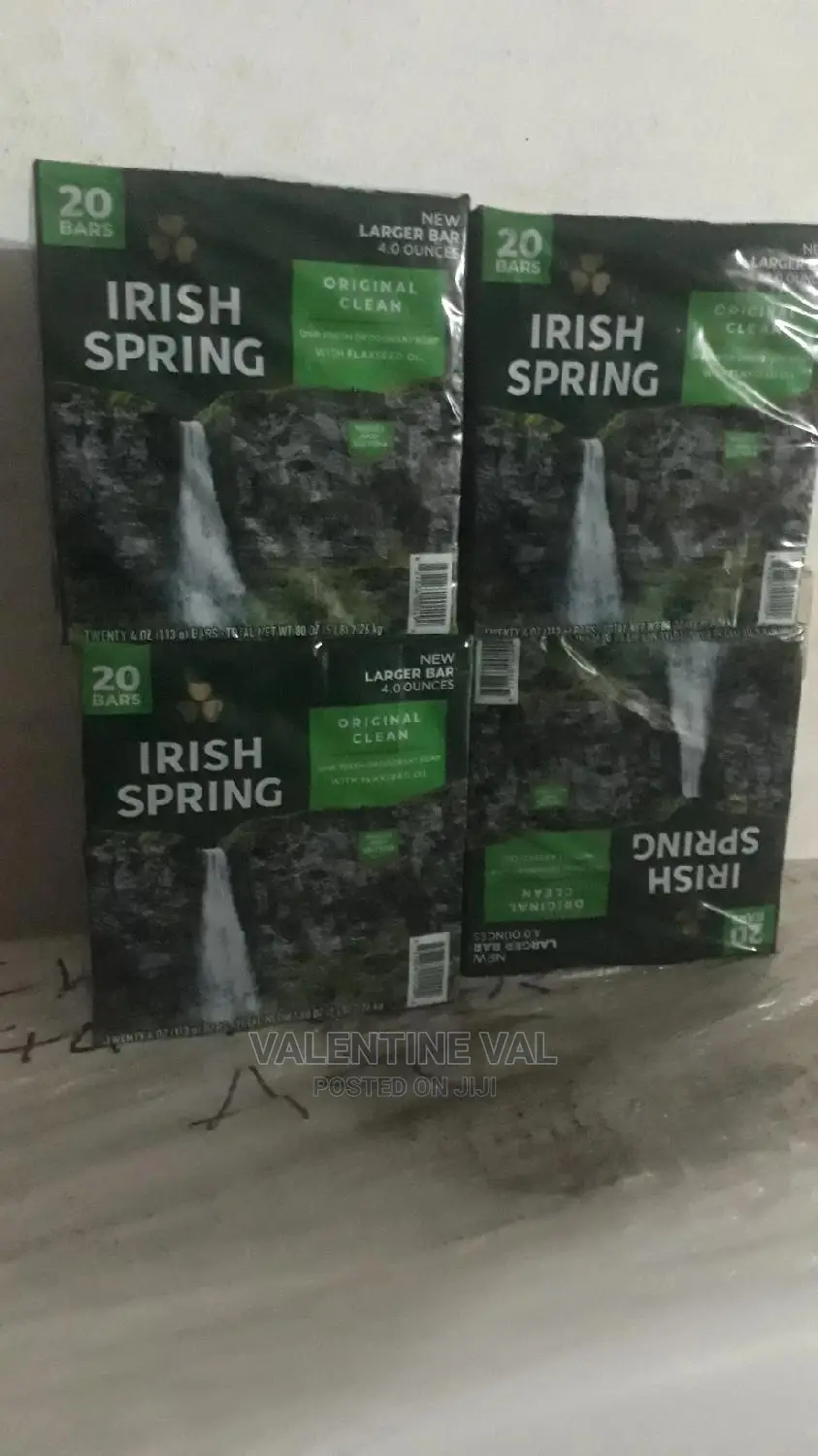 20 Pieces of Irish Spring Bathing Soap Made From U.S.A