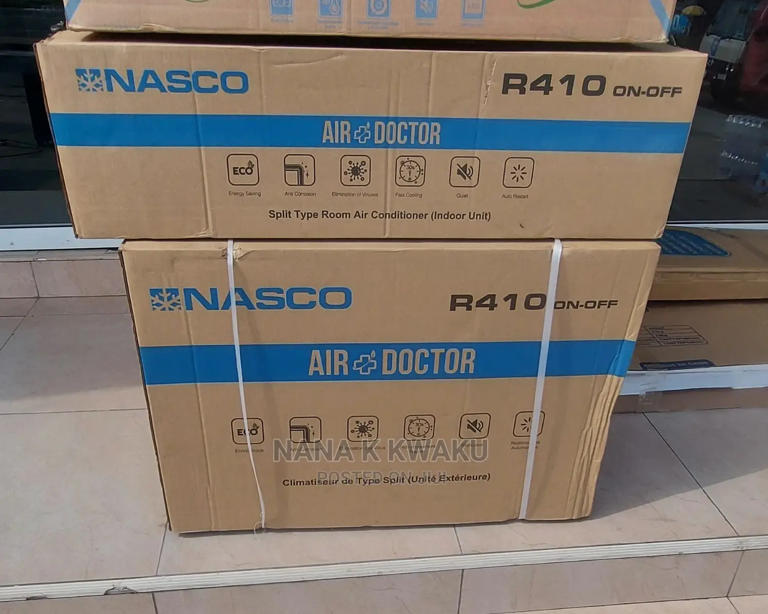 Air Doctor_nasco 2.0hp R410 Split Air Conditioner