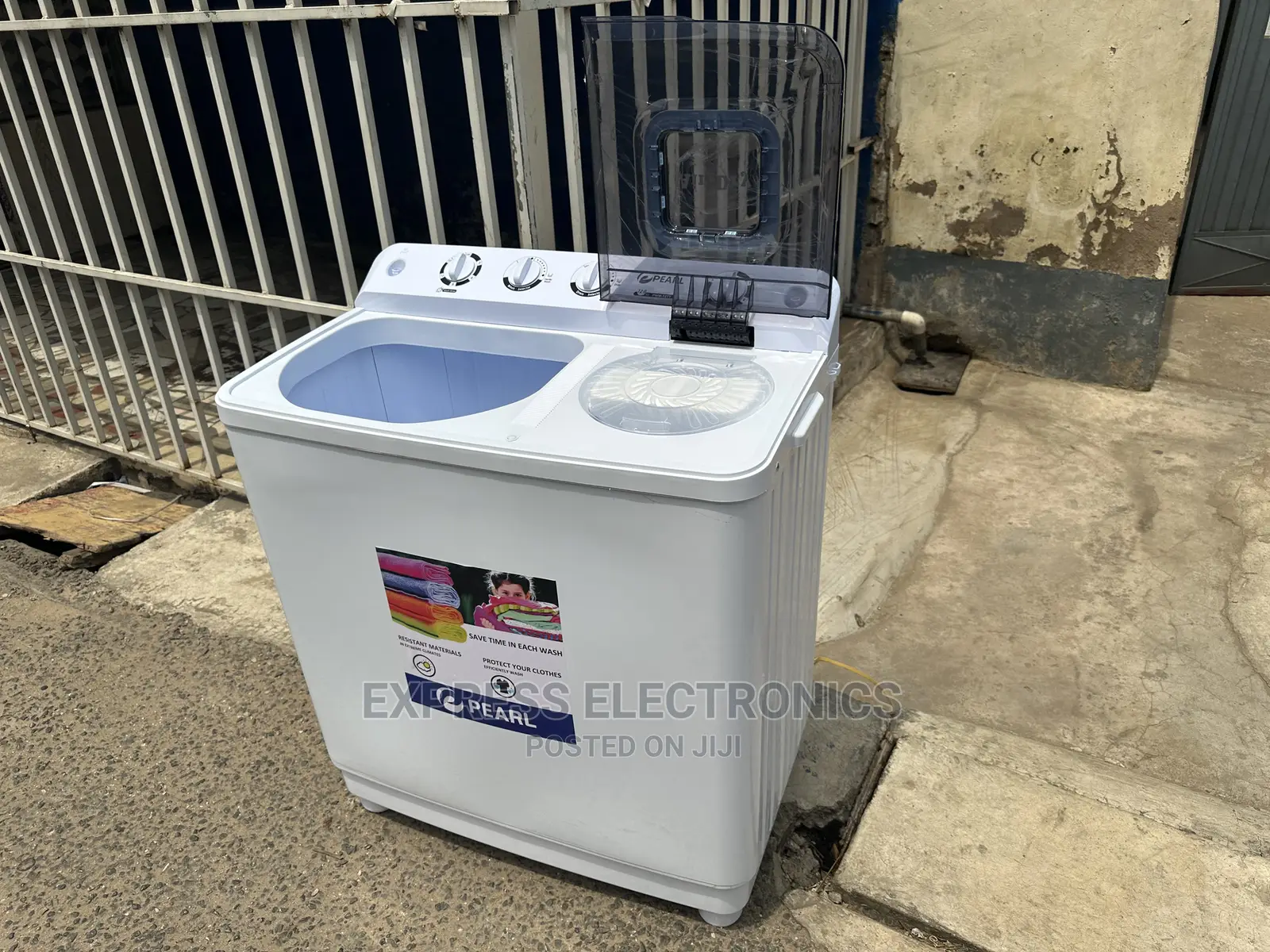 7kg Pearl Twin Tub Multi Spin Speed Topload Washing Machine