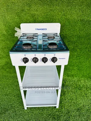 Nasco 4burner Gas Stove With Stand NASGS-K4BSS-S Mesmeric
