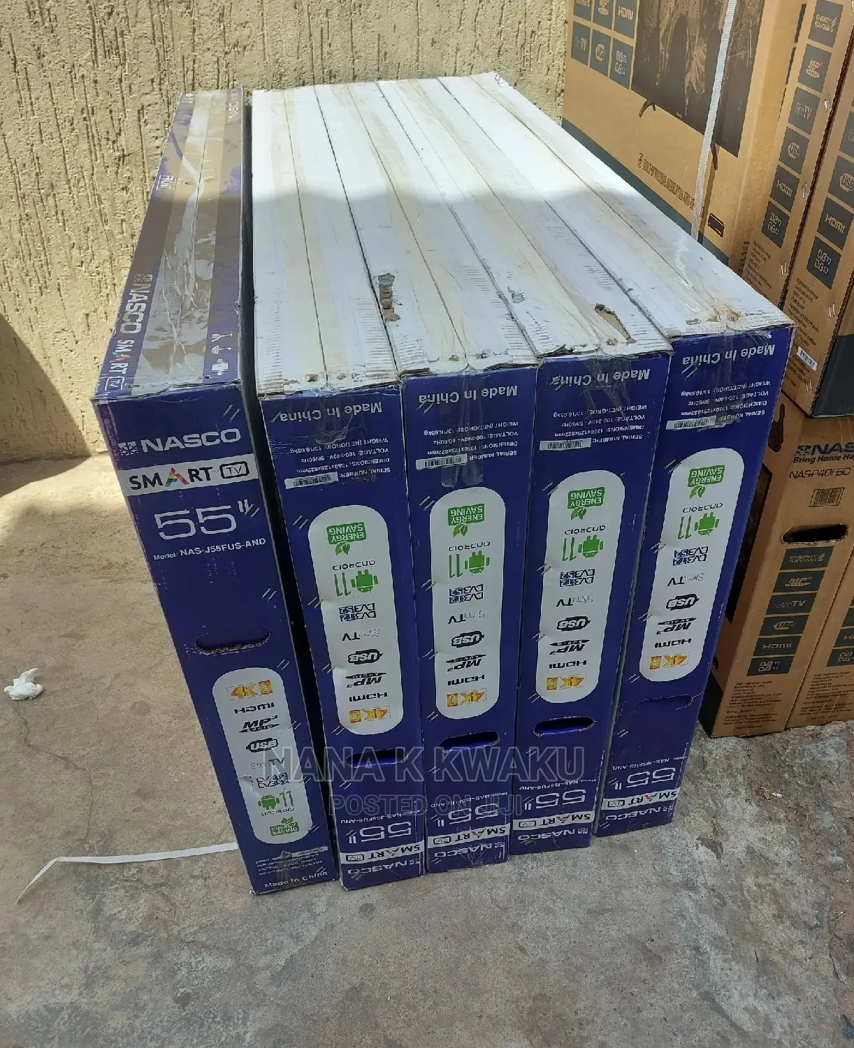 New Best_nasco 55inches Smart Uhd Digital TV