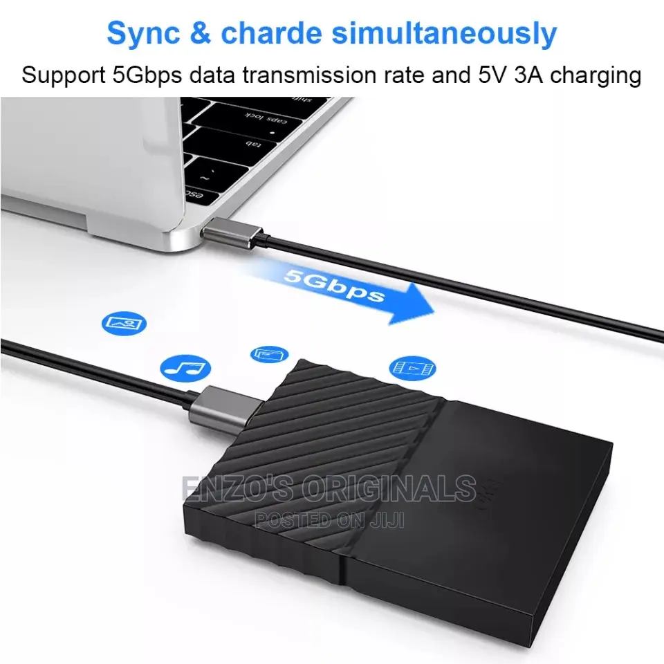 Type-C Usb-C to Usb 3.0 External HDD Hard Drive Cable