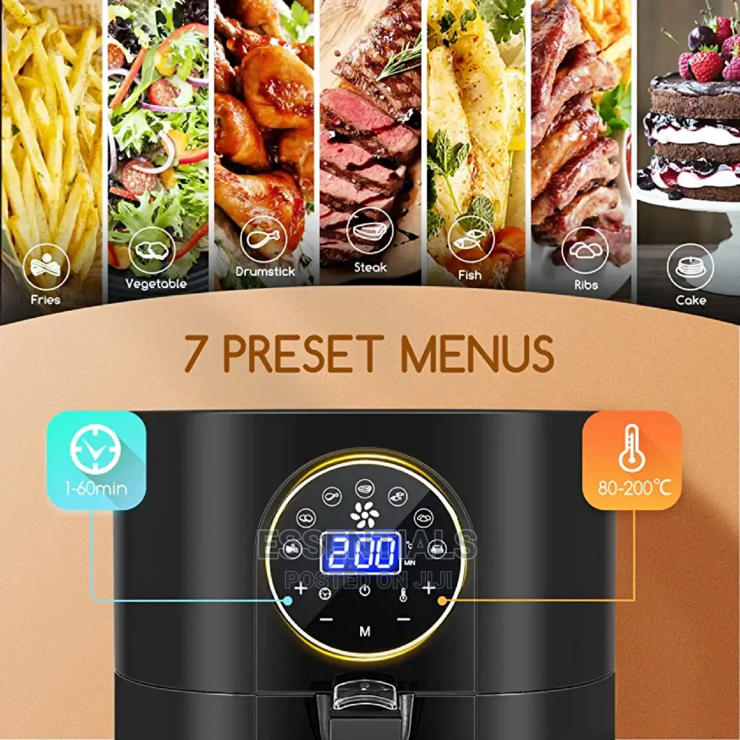 Aigostar 4.2L Digital Air Fryer