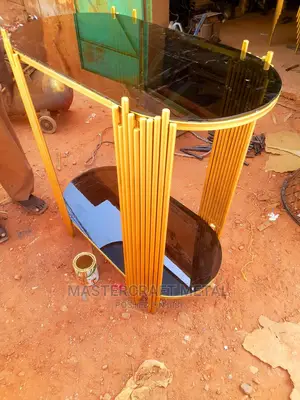 Quality Metal and Glass Table for Sale