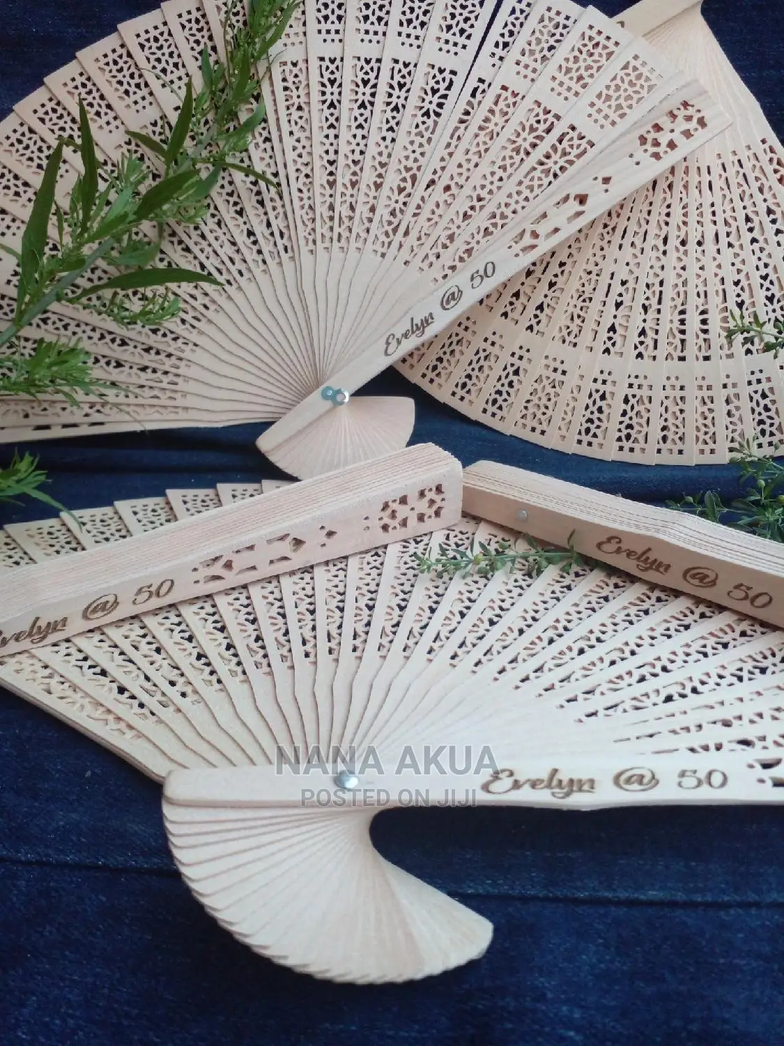 Customized Wooden Fans