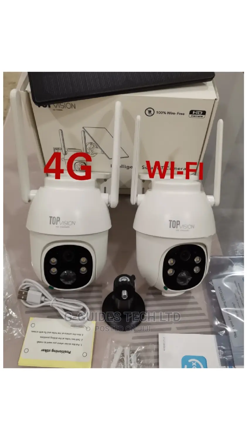 Top Vision 4g Solar PTZ Camera 3mp