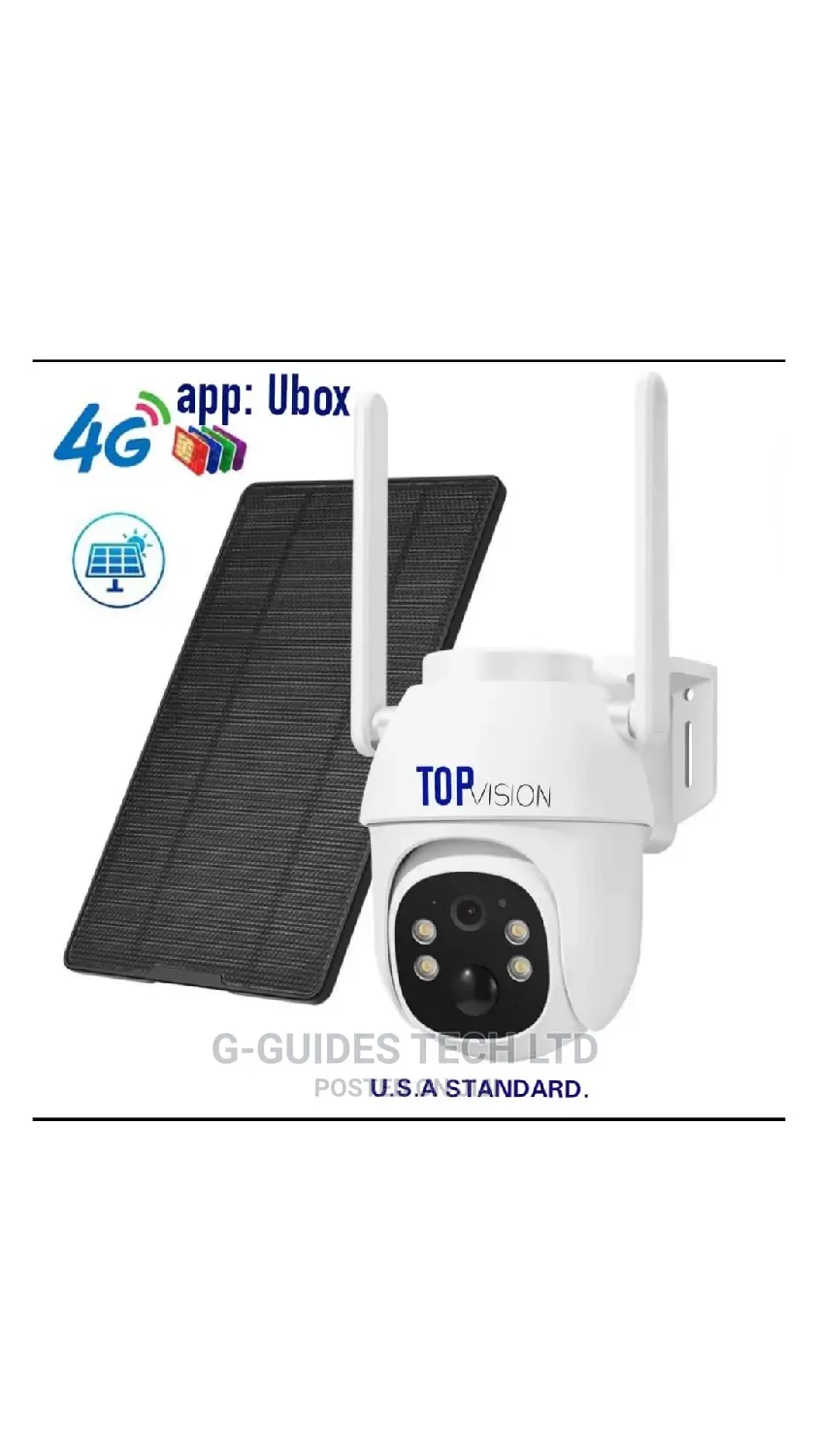 Top Vision 4g Solar PTZ Camera 3mp