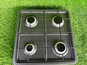 Table Top Cooker Metallic Black Cooker Stove 4burner