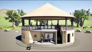 3D Resort African Hut