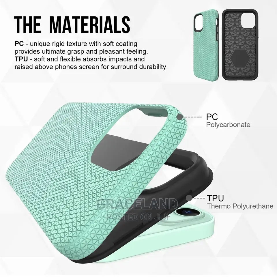 Original Shockproof Armor Phone Case for iPhone 11-16 Plus
