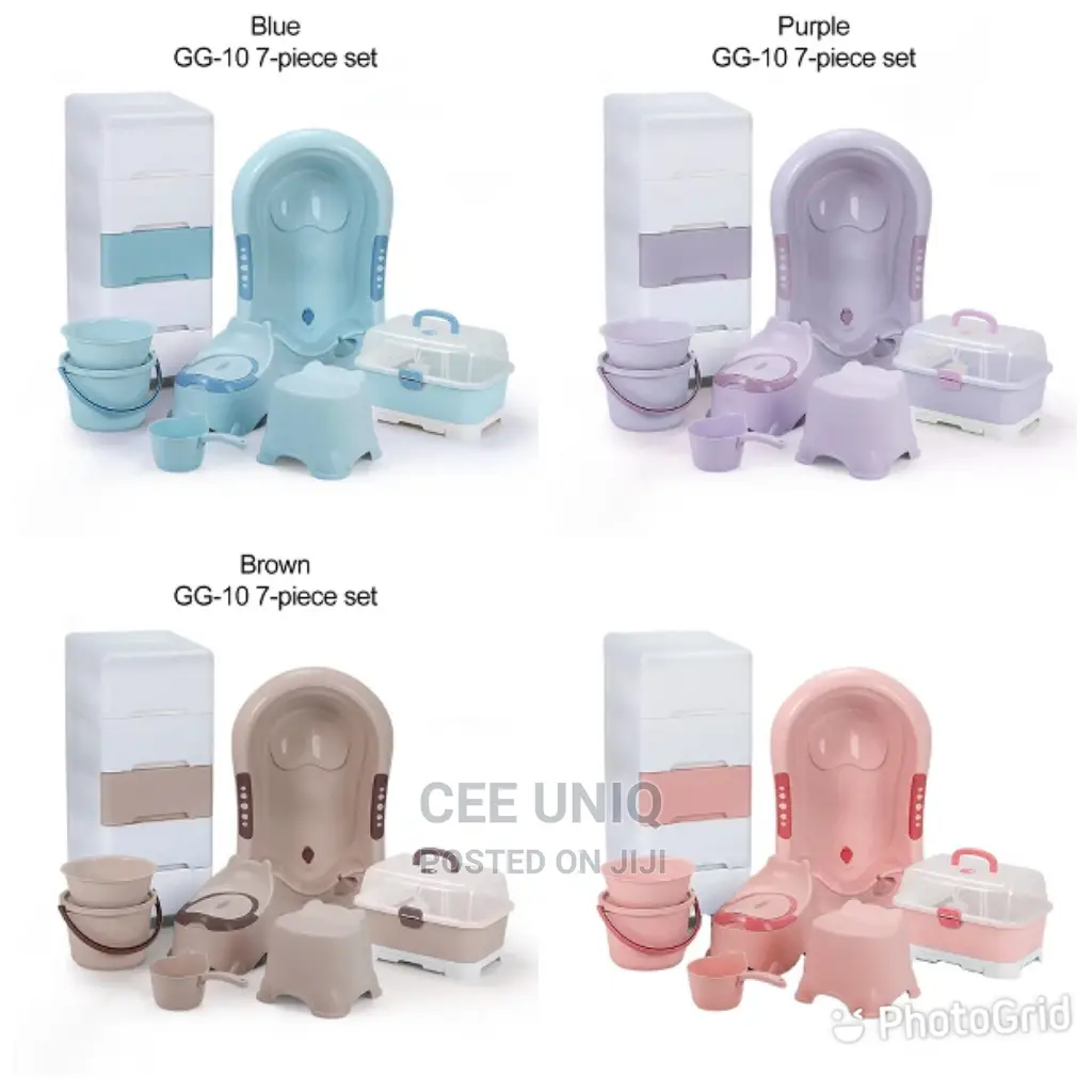 Quality Baby Bath Set With Drawer