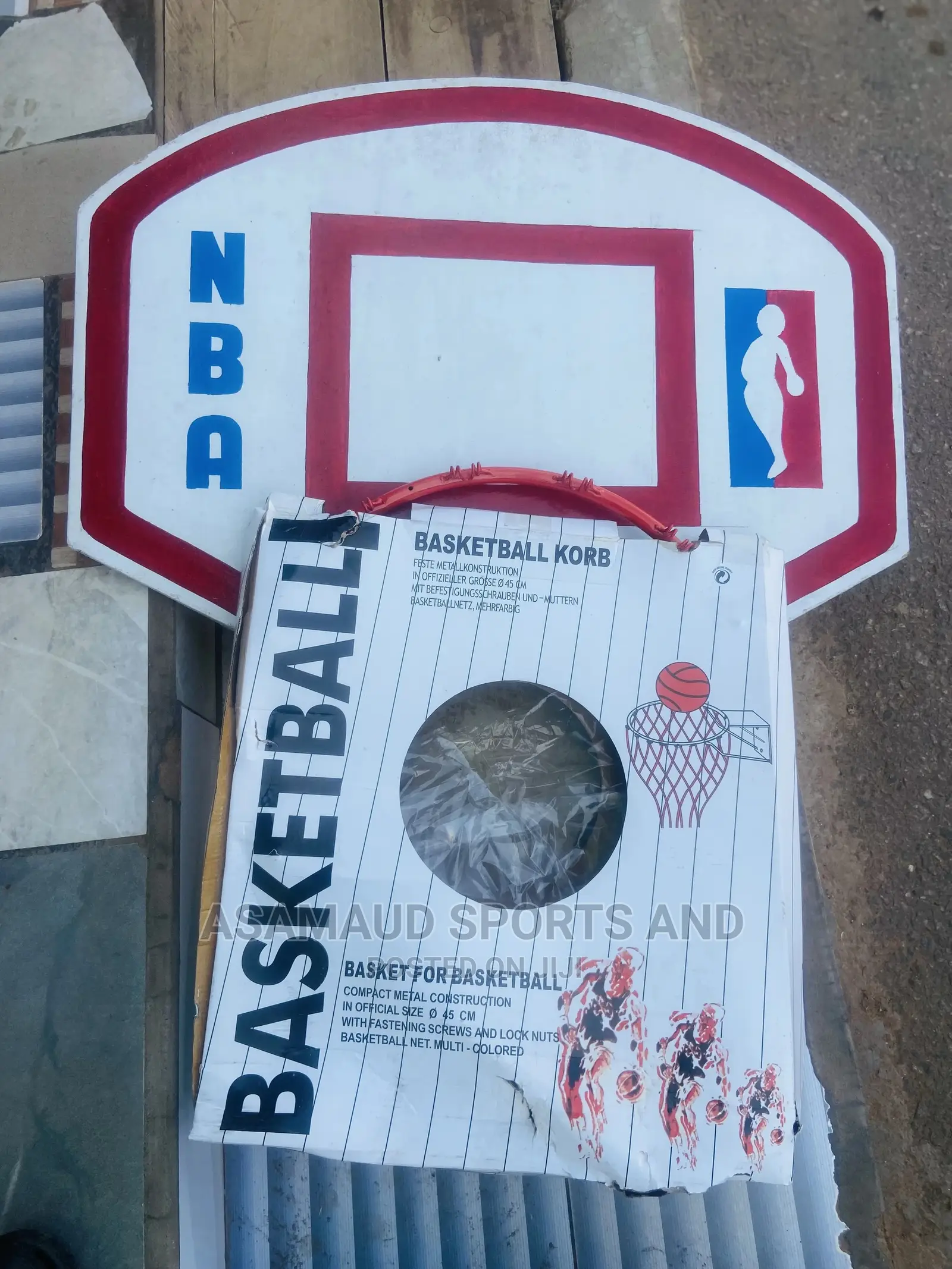 Set of Basketball Ring, Baord and Ball at Cool Price