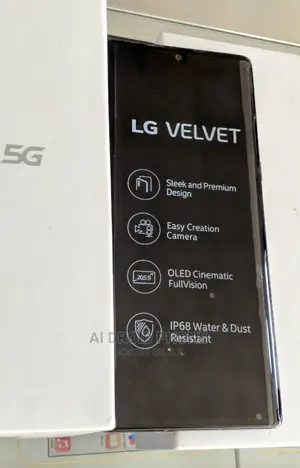 New LG Velvet 5G 128 GB Silver