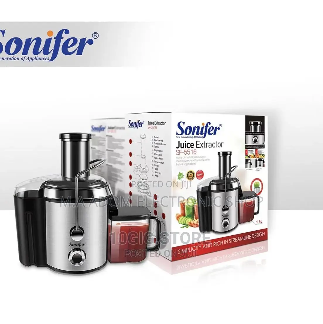 New Sonifer Juice Extractor
