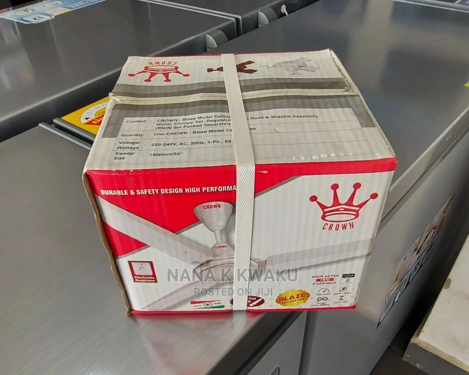Crown Ceiling Fan New in Box