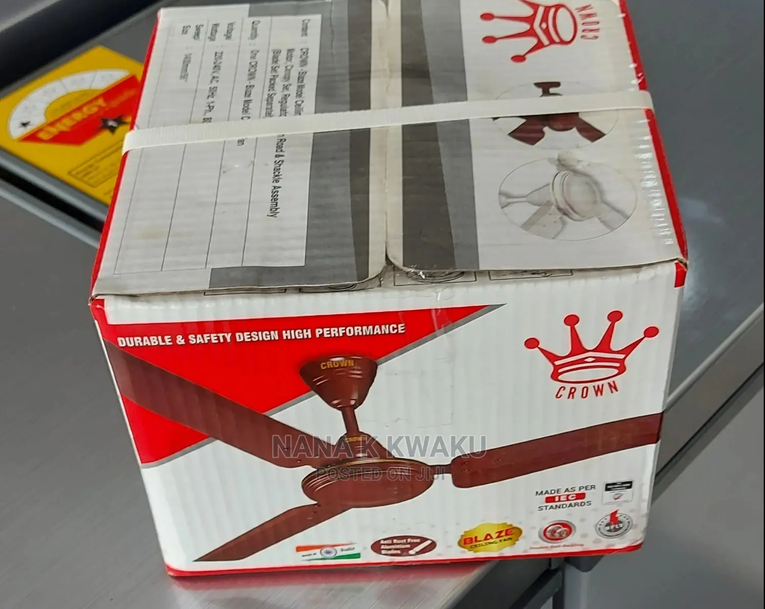 Crown Ceiling Fan New in Box