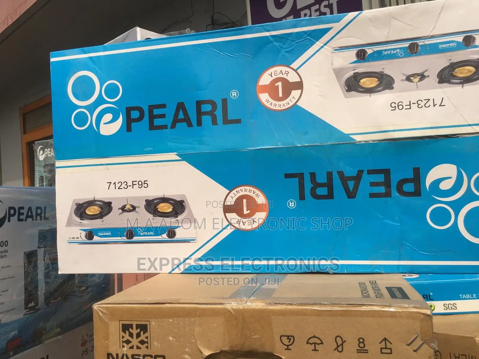 New Pearl 3 Burner Gas Stove