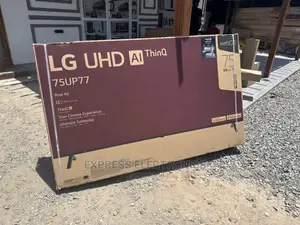UP77 Series LG UHD 75” Tv Glossy + Free Home Theater