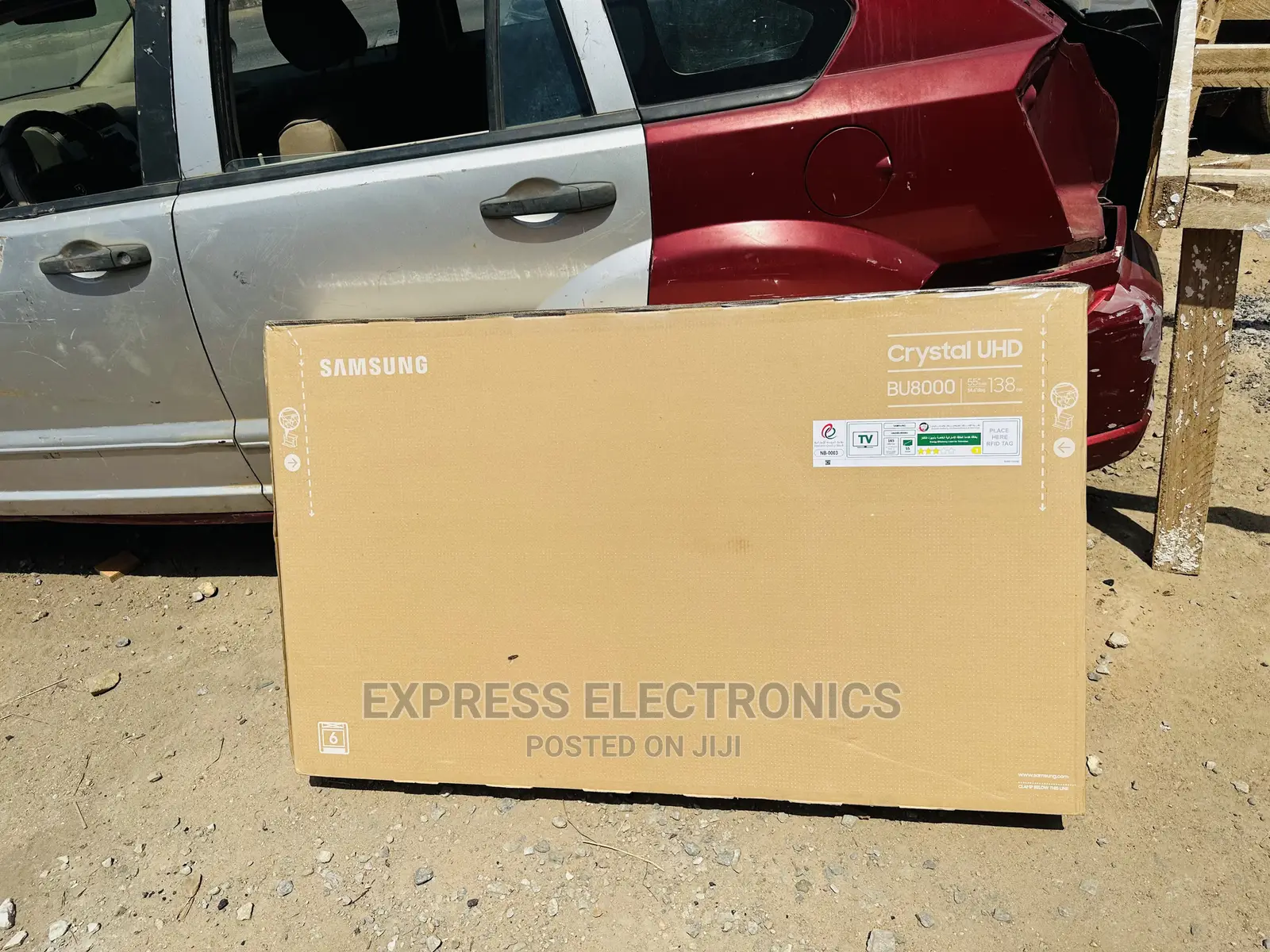 Elegant Design Slim 55”Series 8 UHD Crystal Processor Tv