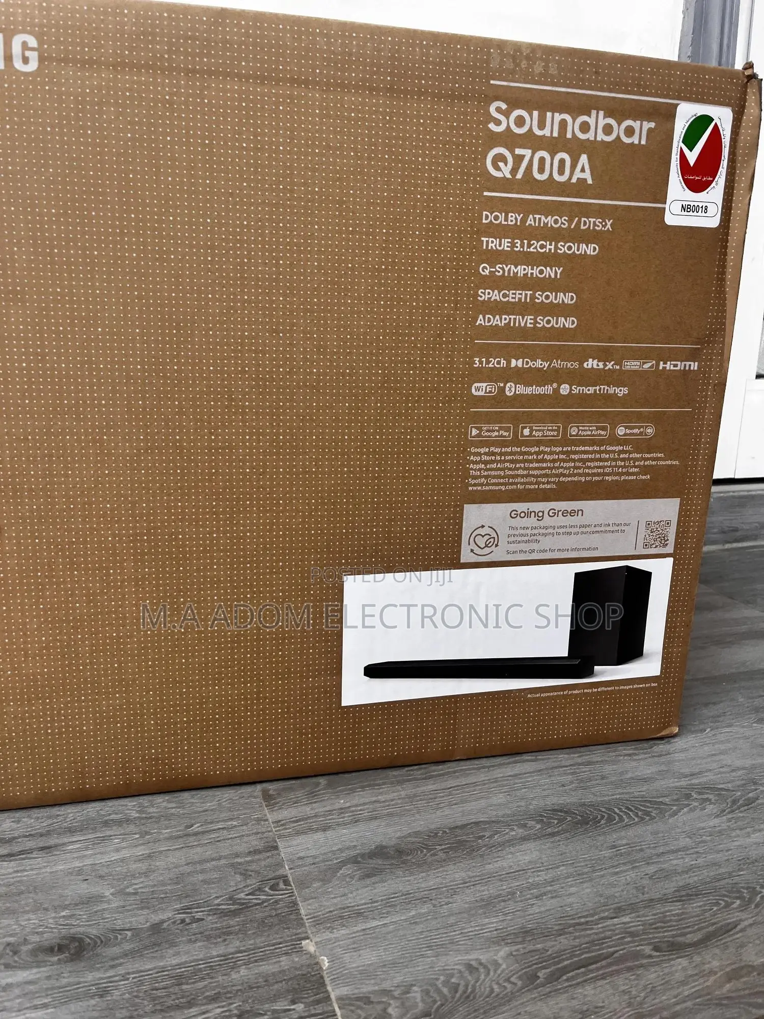 Samung Q700A 430watts 3.1ch Wireless Sound Bar