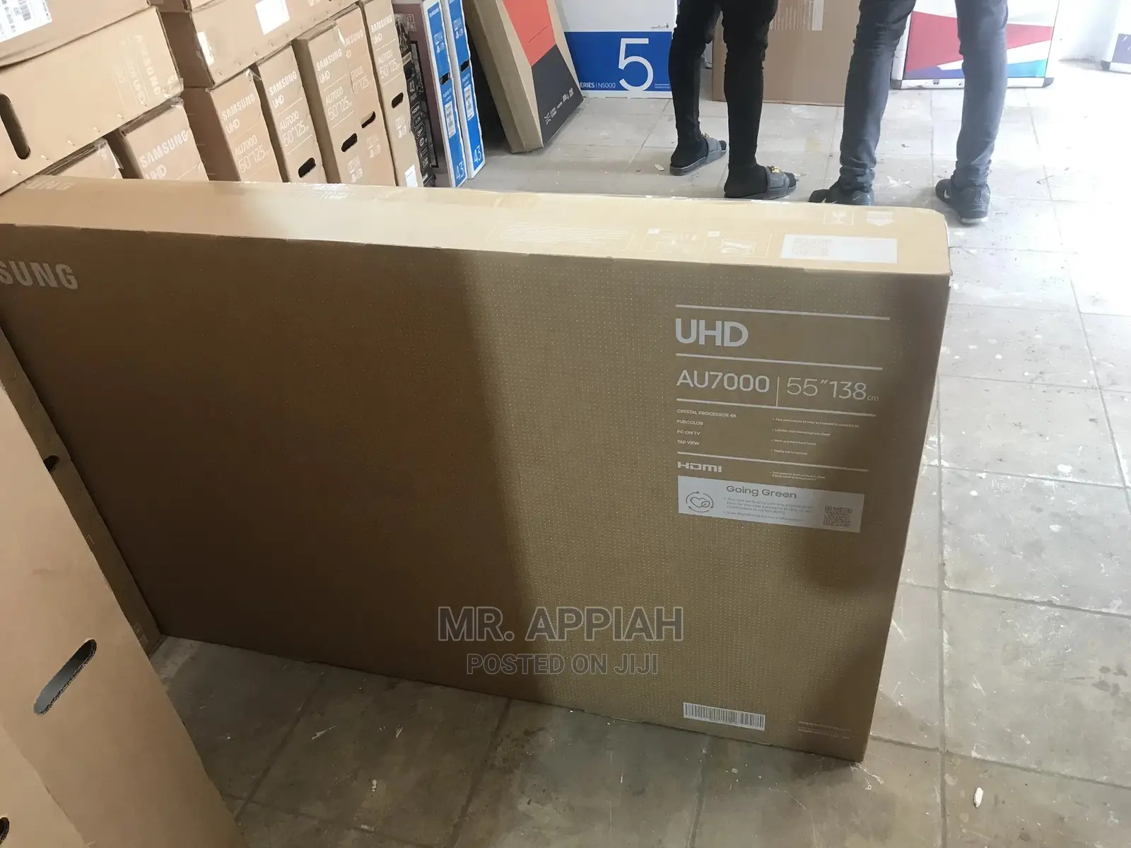 New 55AU7100 Tv