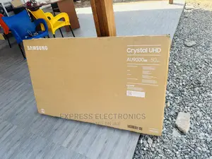Sleek and Unique Design Display Crystal Samsung 50”Au9000