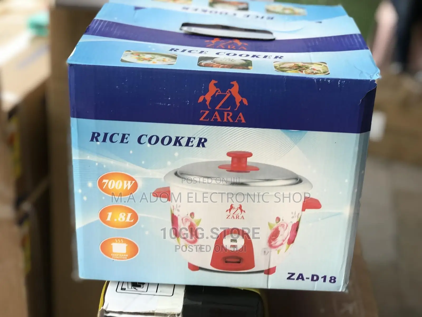 New Zara Rice Cooker 1.8 Litres