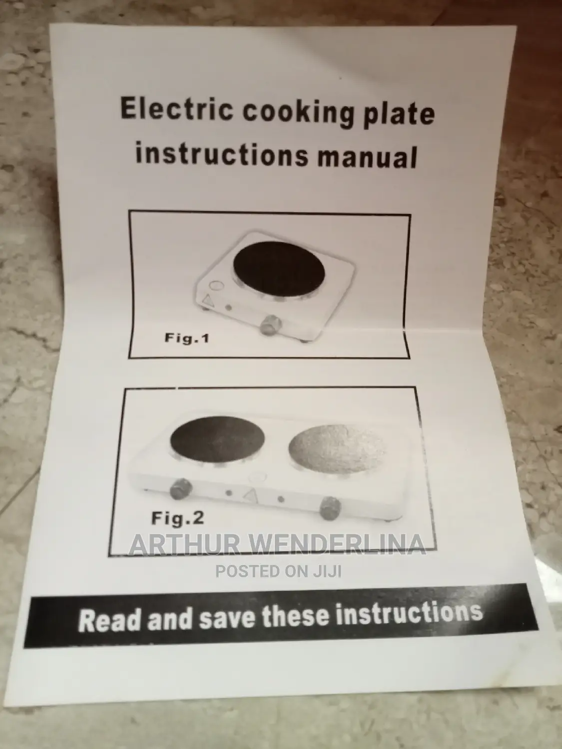 Bomn Electric Stove. (Single)