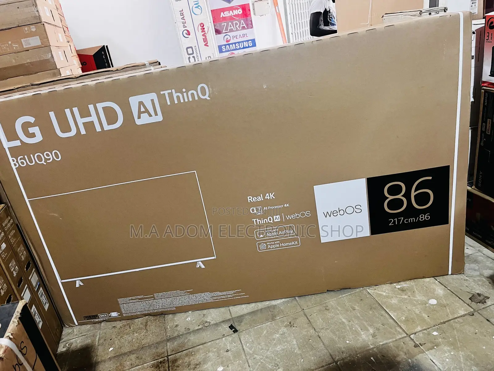 Lg 86” UHD Smart Webos Thinq Ai Tv With Magic Remote