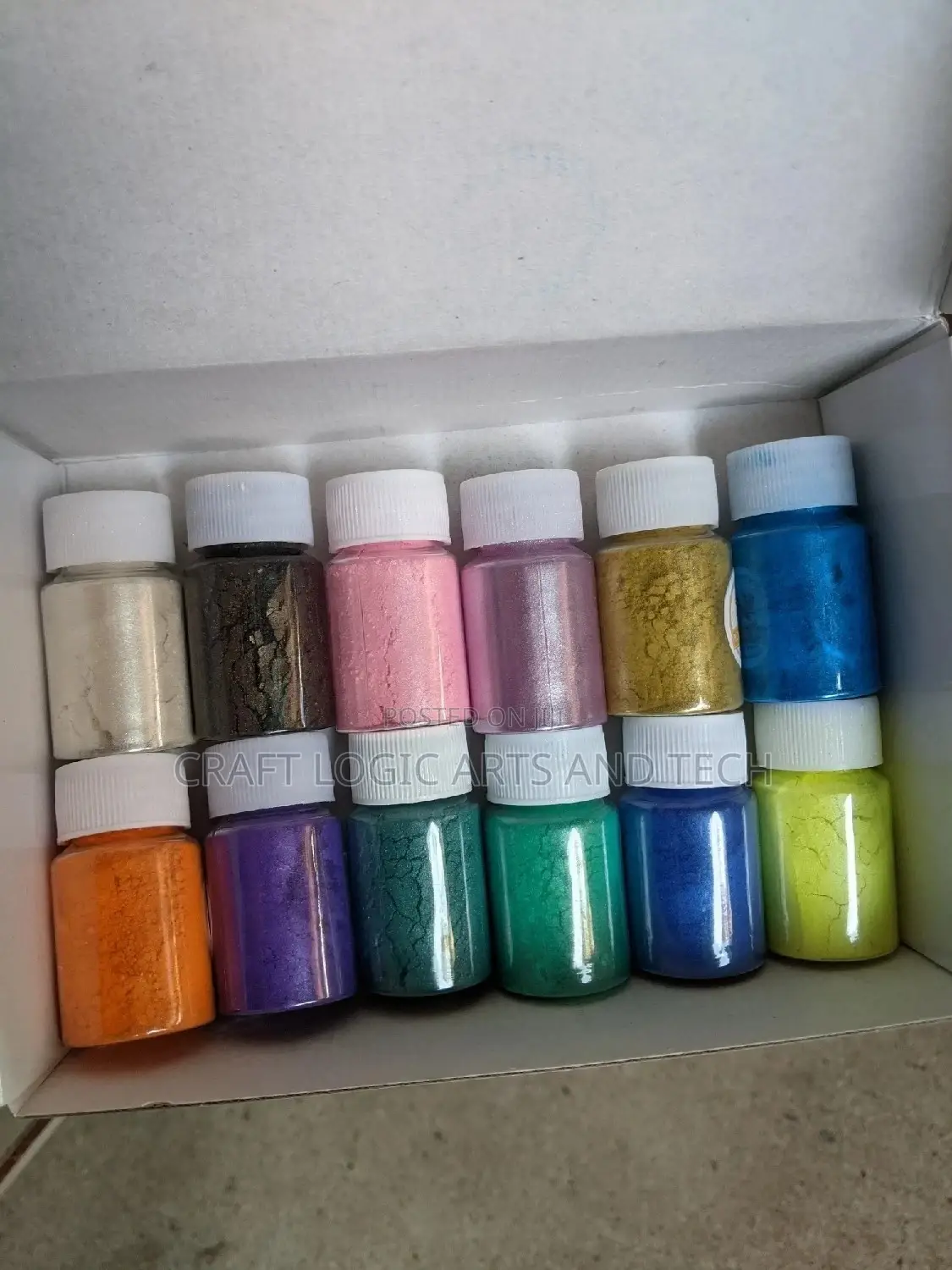 Mica Powder Epoxy Resin Dye Powder Pigment Gh₵15 Per Bottle
