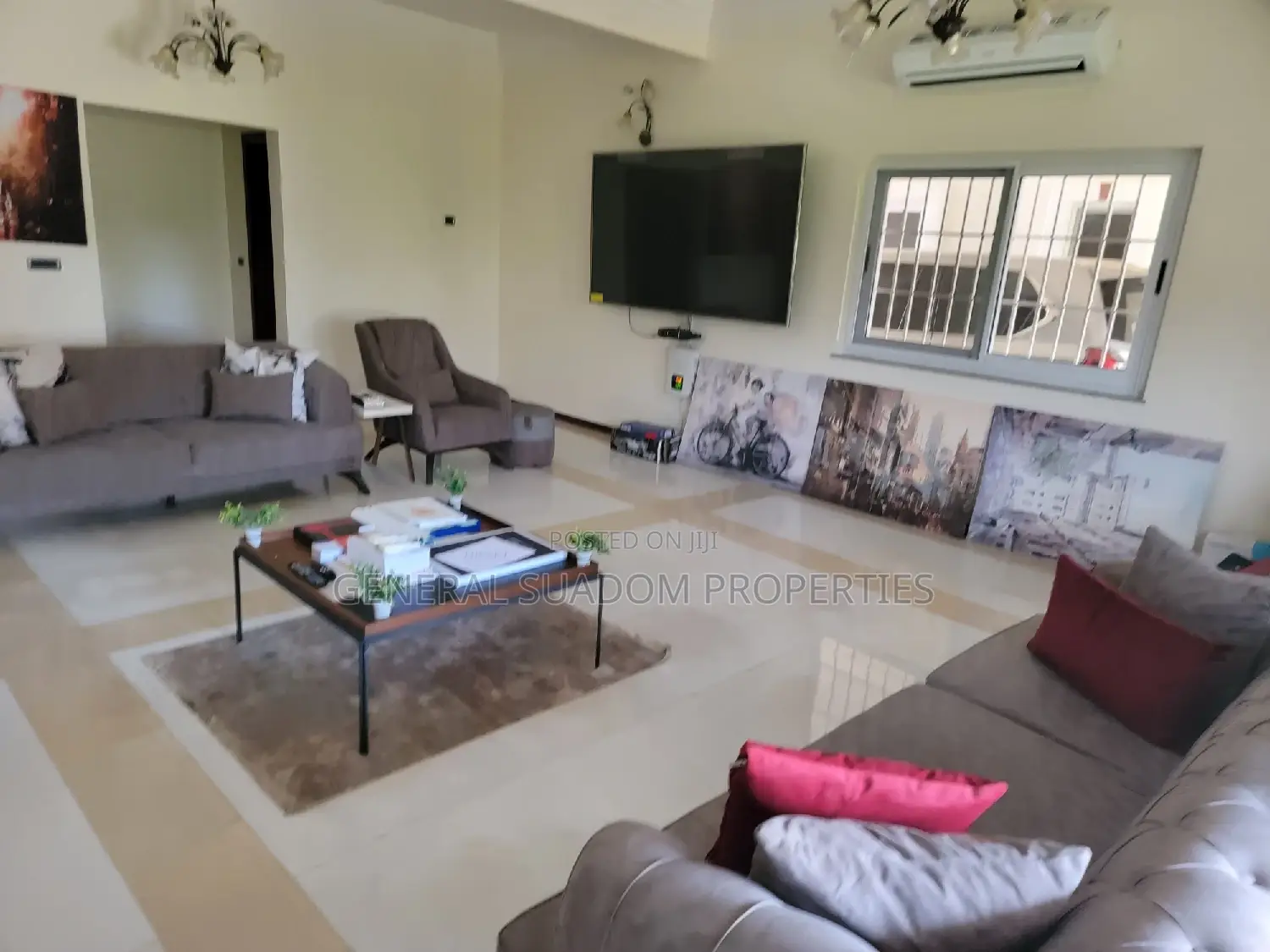 Furnished 5bdrm Duplex in Suadom Properties, Baatsona Total for Rent