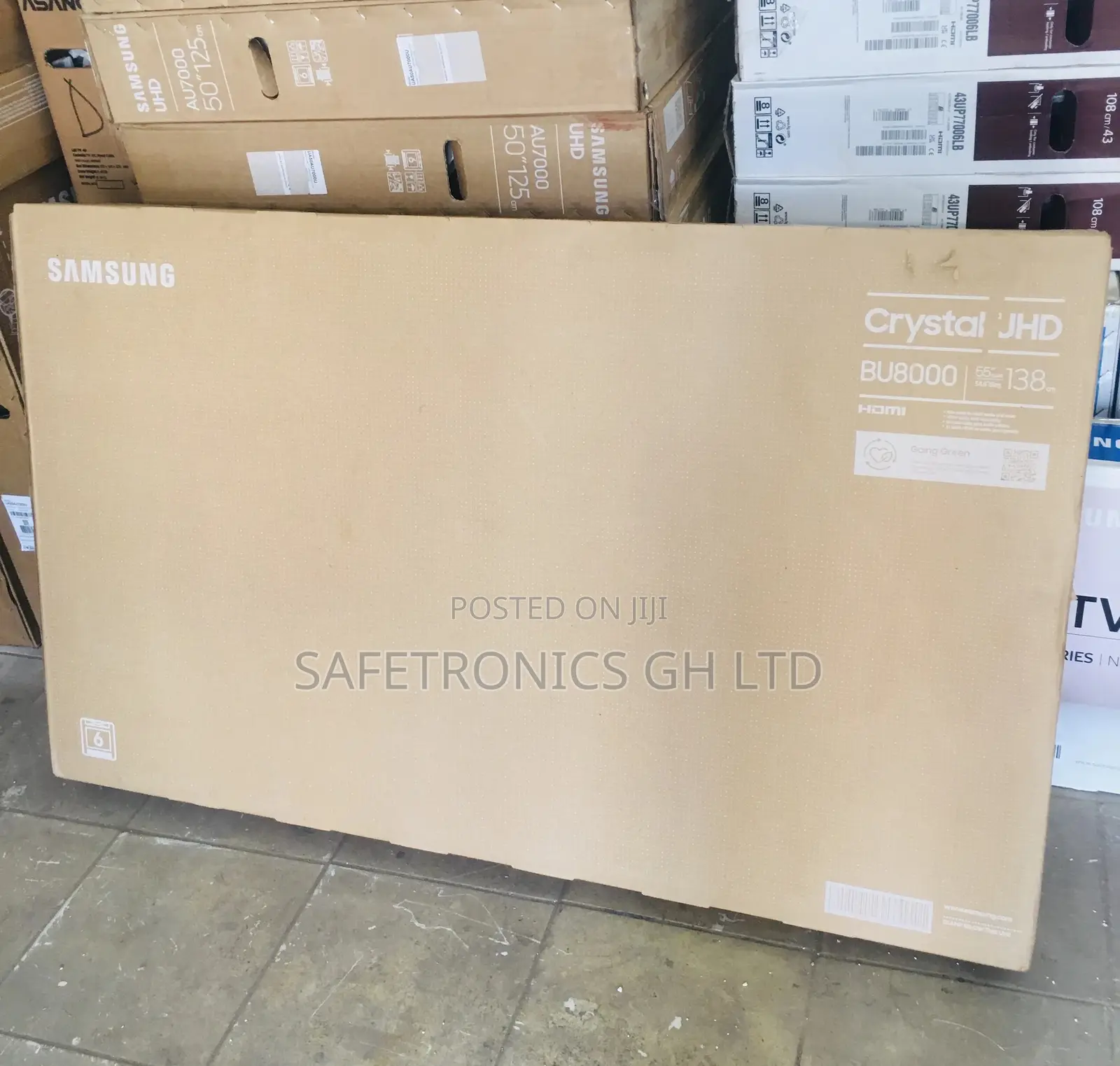 55” BU8000 Crystal UHD Smart Tv Samsung