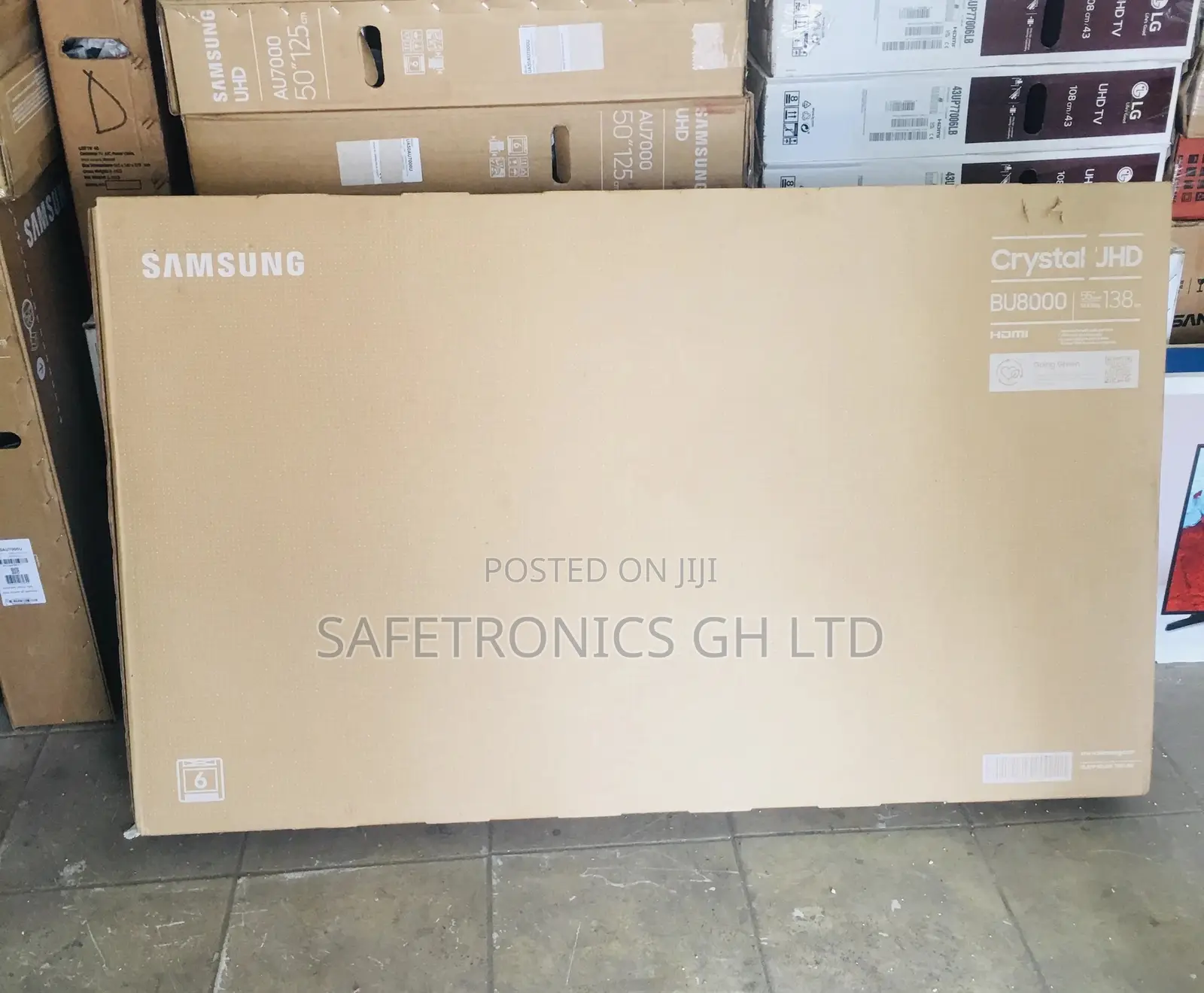55” BU8000 Crystal UHD Smart Tv Samsung