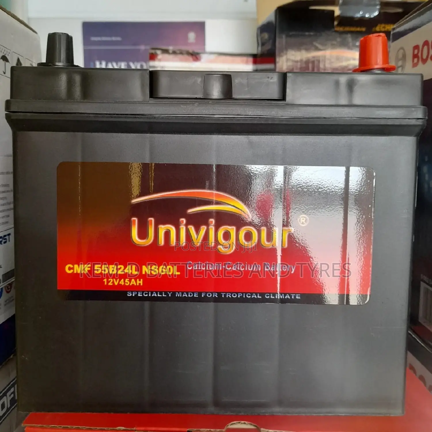 New Univigour Battery - Good for Vitz and Belta