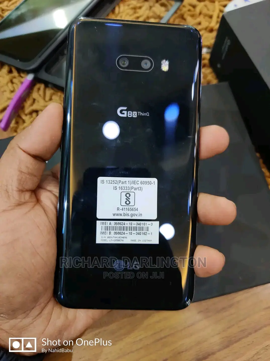 LG G8X Thinq 128 GB Black