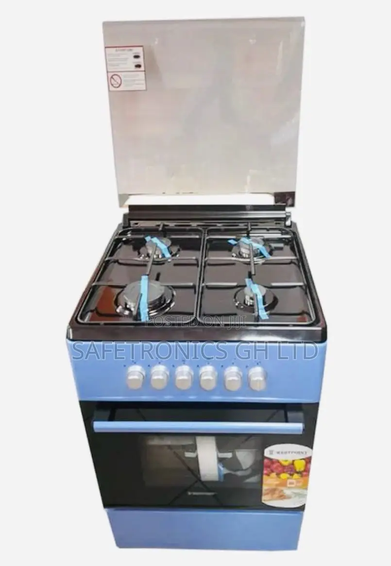 4 Gas Burner, Oven and Griil, Lamp/Light Inbuilt 50x50 ( C