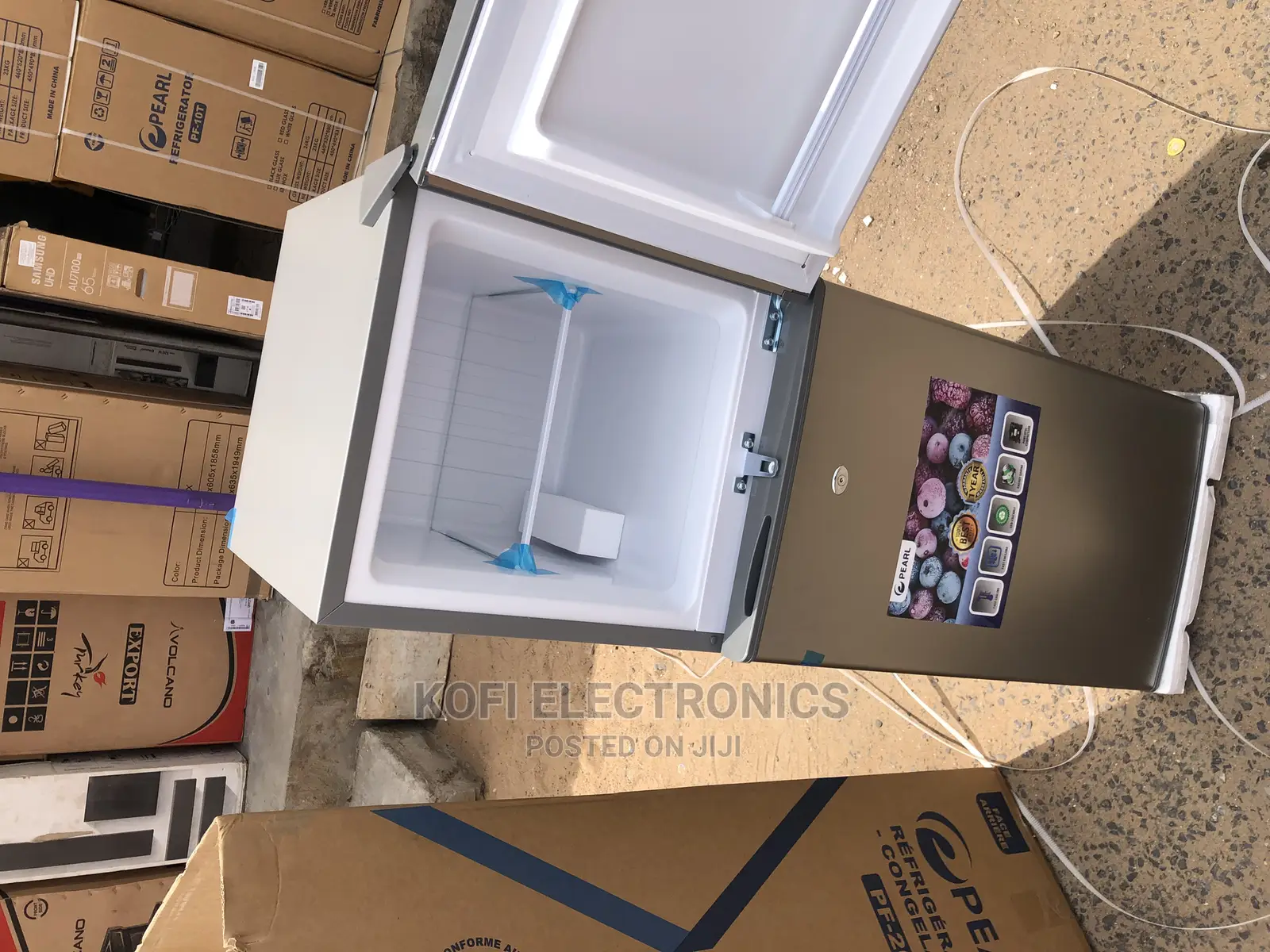 Pearl (Gray Surface) Double Door Fridge PF 20T [138L]