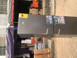 (Gray Surface) Nasco 226ltr Bottom Freezer Refrigerator