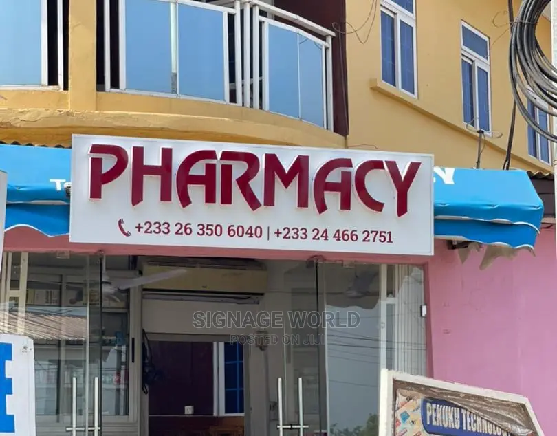 3D Sign, 2D Sign, Glass Sign
