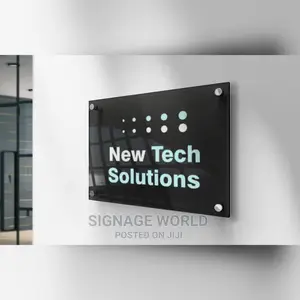 3D Sign, 2D Sign, Glass Sign