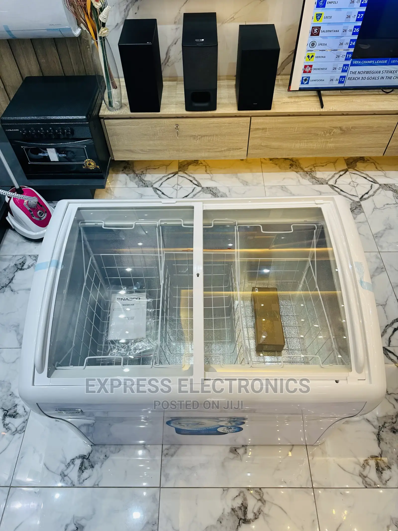 Display Nasco NAS-FS400G Freezer 378litre