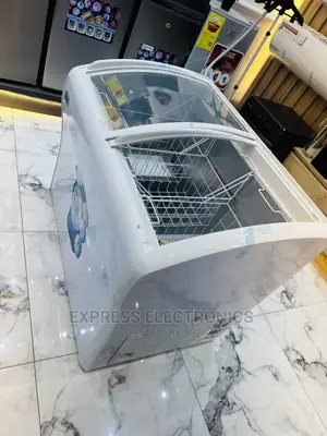 Wide Arc-Shaped Handle NAS-FS400G 378litre Freezer Nasco