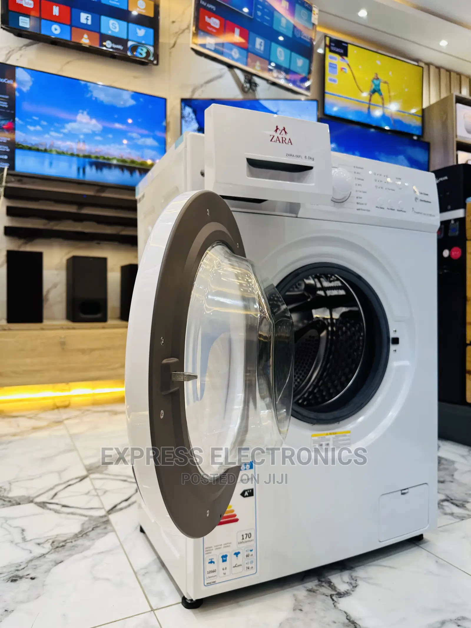 On/Off White Sterilization Washing Machine Zara 6kg