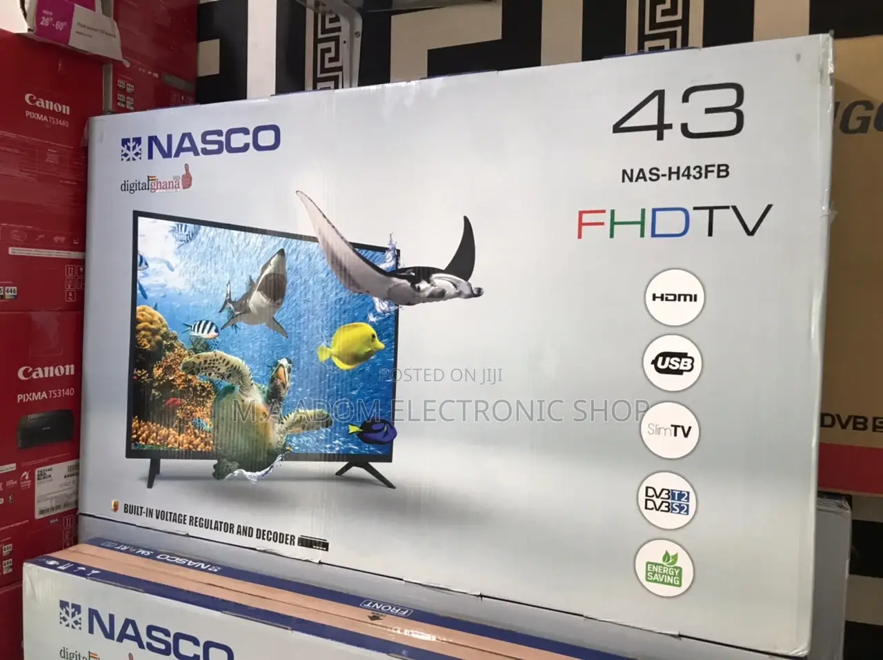 Nasco 43” FHD 1080p Led Tv