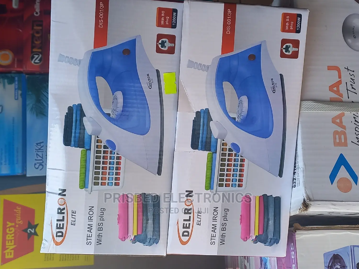 Delron Steam Iron 1200w